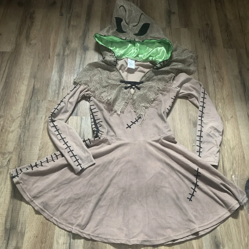 Adult Small Oogie Boogie Costume Dress Nightmare Before Christmas Cosplay - Picture 2 of 8